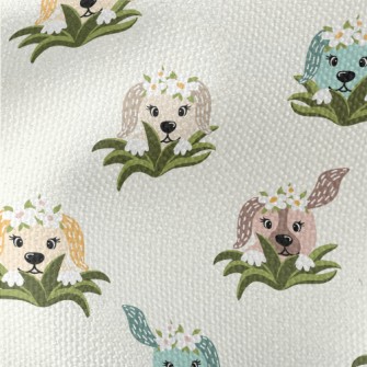 Funny Puppy Hide And Seek Waterproof Canvas