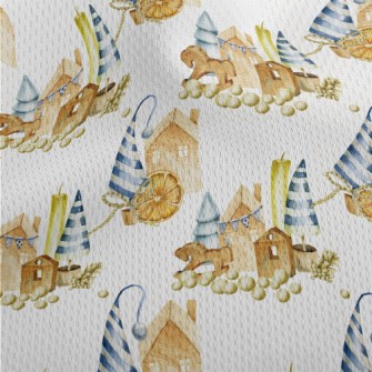 Christmas Toy Decoration Athletic Mesh Flat Back