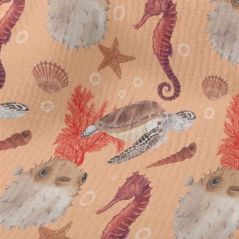 Watercolor Underwater World Terry
