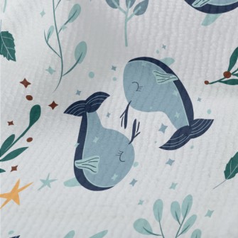 Elegant Cartoon Whale Terry