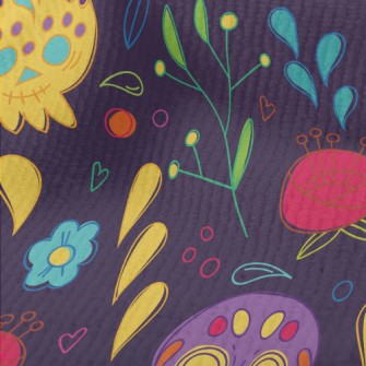 Cute Day Of The Dead Pattern Terry