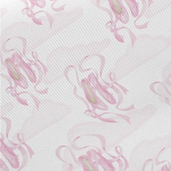 Pink Ballet Shoes Twill