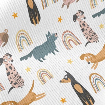 Funny Cartoon Puppy Standard Corduroy