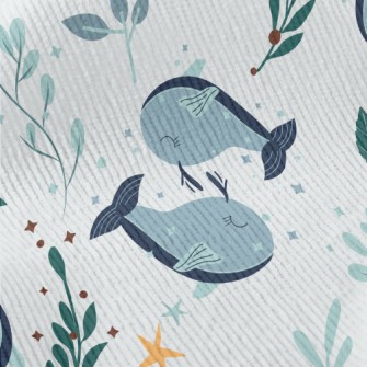 Elegant Cartoon Whale Standard Corduroy