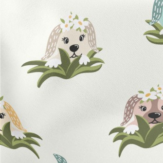 Funny Puppy Hide And Seek Stretch Ponte