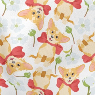 Happy Cartoon Pet Dog Stretch Ponte