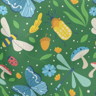 Beautiful Colorful Insects Stretch Ponte