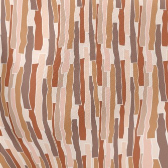 Hand Drawn Stripes Pattern Stretch Ponte