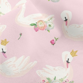 Beautiful Swan Princess Micro Fleece