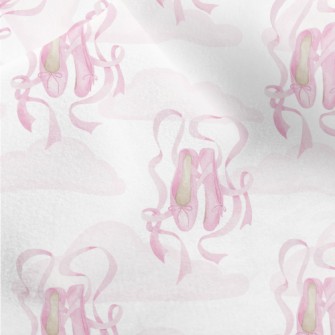 Pink Ballet Shoes Micro Fleece