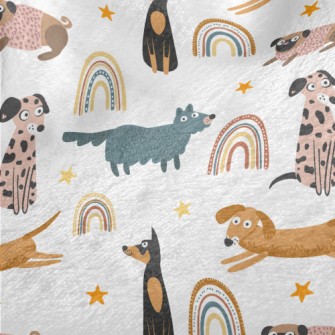 Funny Cartoon Puppy Minky