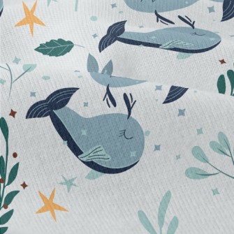 Elegant Cartoon Whale Modern Jersey