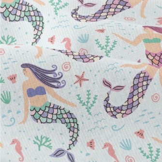 Cartoon Hand Drawn Mermaid Modern Jersey