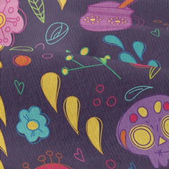 Cute Day Of The Dead Pattern Modern Jersey