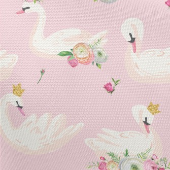 Beautiful Swan Princess Pongee