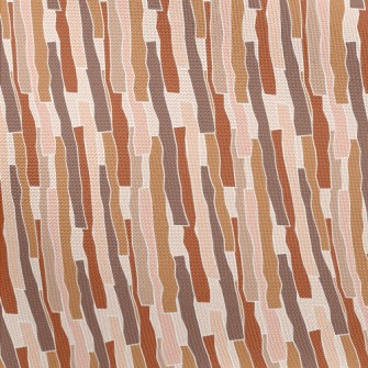Hand Drawn Stripes Pattern Pongee