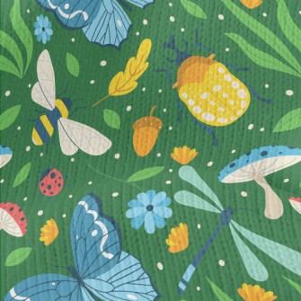 Beautiful Colorful Insects Stretch Jersey