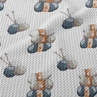 Cartoon Ball Of Yarn Birdseye Piqué