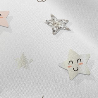 Smiley Sequin Stars Chiffon