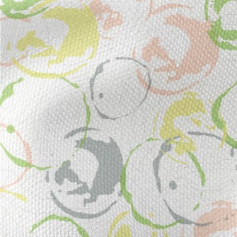 Hand Drawn Colorful Watermark Waterproof Canvas