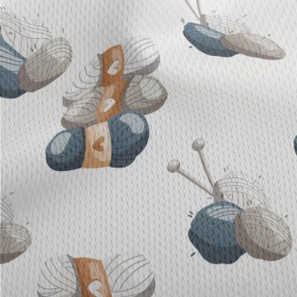 Cartoon Ball Of Yarn Athletic Mesh Flat Back