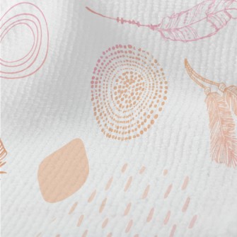 Hand Drawn Bohemian Decoration Terry