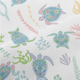 Beautiful Tortoise Shell Performance Linen