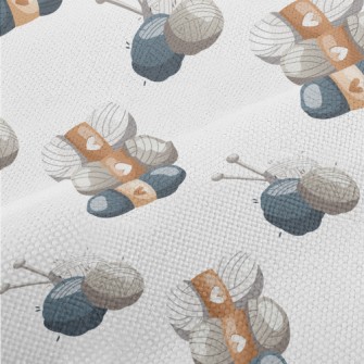 Cartoon Ball Of Yarn Performance Linen