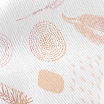 Hand Drawn Bohemian Decoration Standard Corduroy