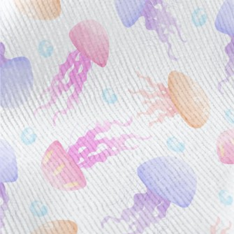 Hand Drawn Colorful Jellyfish Standard Corduroy