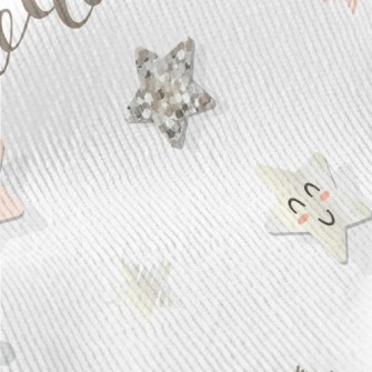 Smiley Sequin Stars Standard Corduroy