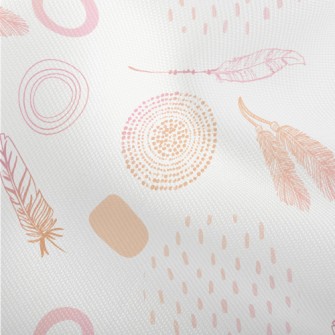 Hand Drawn Bohemian Decoration Dobby