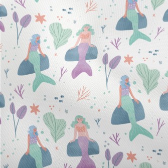 Hand Drawn Underwater Mermaid Dobby