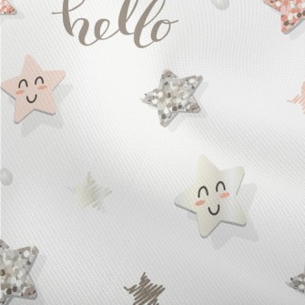 Smiley Sequin Stars Dobby