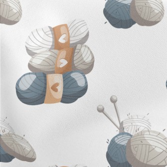 Cartoon Ball Of Yarn Stretch Ponte