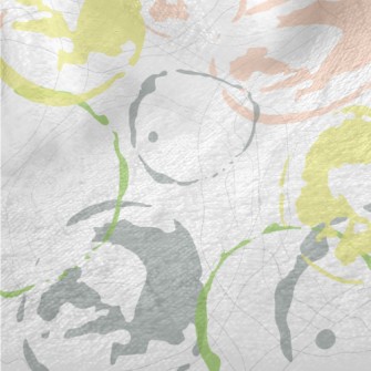 Hand Drawn Colorful Watermark Minky