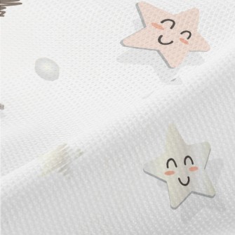 Smiley Sequin Stars Piqué
