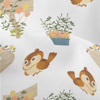 Spring Garden Sparrow Lightweight Performance Linen