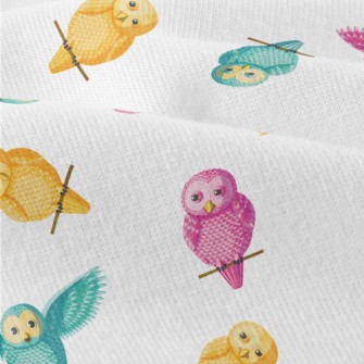 Colorful Cartoon Owl Modern Jersey