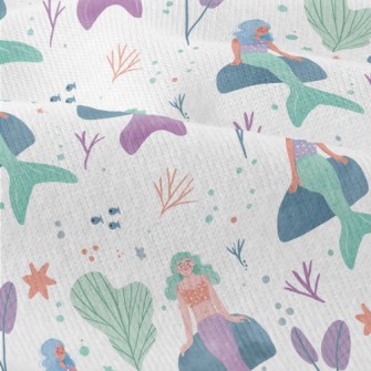 Hand Drawn Underwater Mermaid Modern Jersey