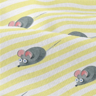 Watercolor Cat And Mouse Modern Jersey