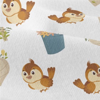 Spring Garden Sparrow Modern Jersey
