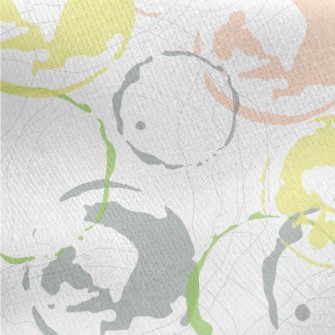 Hand Drawn Colorful Watermark Jersey Backed Fleece