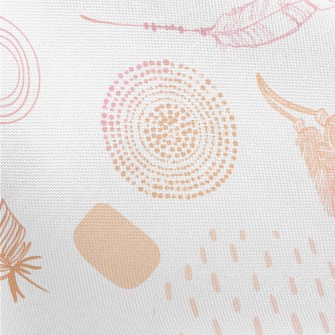 Hand Drawn Bohemian Decoration Pongee