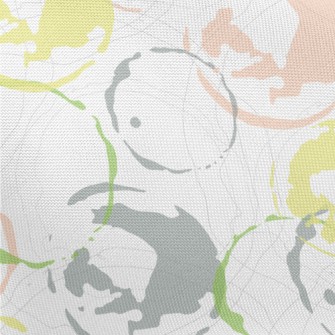 Hand Drawn Colorful Watermark Pongee