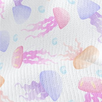 Hand Drawn Colorful Jellyfish Stretch Jersey