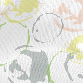 Hand Drawn Colorful Watermark Stretch Jersey