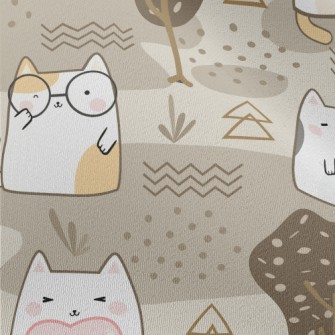 Cat With Tree Chiffon