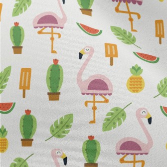 Summer Pink Ostrich Chiffon