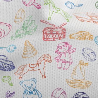 Line Drawing Of Various Baby T Athletic Mesh Flat Back